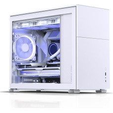 Jonsbo D31 Micro-ATX Case, Tempered Glass - white