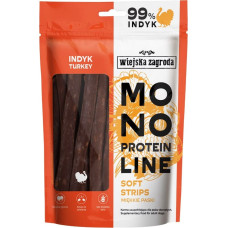 Wiejska Zagroda Monoprotein line Soft strips Turkey - dog treat - 100g