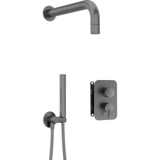 Deante Concealed shower set with mixer BOX - with hand shower