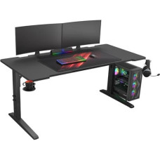 Genesis | Modular Gaming Desk | Holm 160 RGB | Anthracite Black
