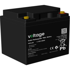 No Name AGM Battery Voltage 12V 40Ah VE12-40 (Lifespan 6-9 years)
