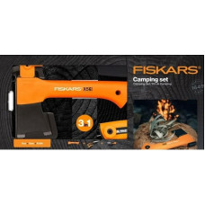 Fiskars AXE HATCHET X5 - XXS + KNIFE + SAW