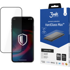 3MK HardGlass Max - Szkło hartowane do iPhone 14 Pro (Czarny)