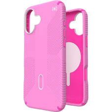 Speck Presidio2 Grip ClickLock & MagSafe - Etui iPhone 16 Plus (True Pink / Shocking Pink / White)