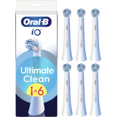 Oral-B Replaceable toothbrush heads | iO UltimateClean | Heads | For adults | Number of brush heads included 6 | White