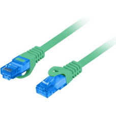 Lanberg PATCHCORD S/FTP CAT.6A 0.5M GREEN LSZH