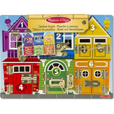 Melissa & Doug playset Latches Board