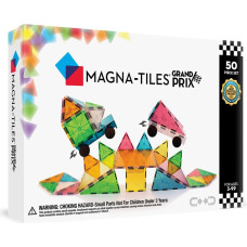 Magna Tiles Magna-Tiles - Grand Prix Frost 50 Piece Set (90257)