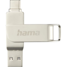 Hama 00182491 C-Rotate Pro 128GB USB 3.0 silver