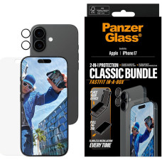 PanzerGlass - 2-in-1 Classic Bundle - iPhone 17 - w. FASTFIT IN-A-BOX