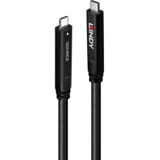 Lindy 10m USB 3.2 Gen 1 and DP 1.4 Type C Hybrid Cable
