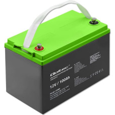 Qoltec Gel battery 12V, 100Ah