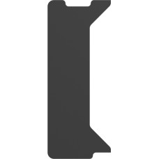 Genesis | Holm Modular Side Desk Top Left 30cm | NDS-2276 | Anthracite Black