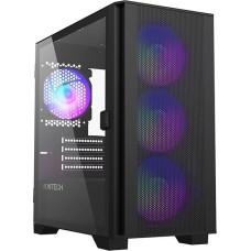Montech AIR 100 ARGB, Micro-ATX, Tempered Glass - black