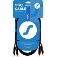 Sound Station Quality (Ssq) SSQ RCARCA3 - Cable 2x RCA - 2x RCA - 3 m, Black