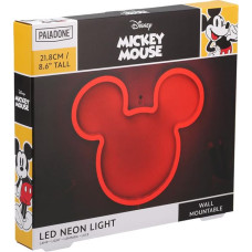 Paladone Disney Mickey Wall Mountable LED Neon Light (high: 21,8 cm) / Disney Myszka Miki neonowa lampka ścienna (wysokość: 21,8 cm)
