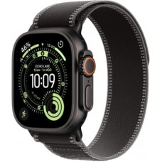 Apple Watch Ultra 3 GPS + Cellular 49mm Black Titanium Case with Black/Charcoal Trail Loop - M/L