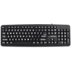 Esperanza EK129 keyboard USB QWERTY UK English Black