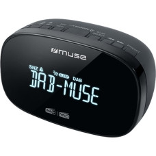 Muse | M-150 CDB | Alarm function | AUX in | Black | DAB+/FM Dual Alarm Clock Radio