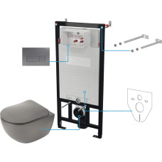 Deante 6-in-1 concealed toilet set