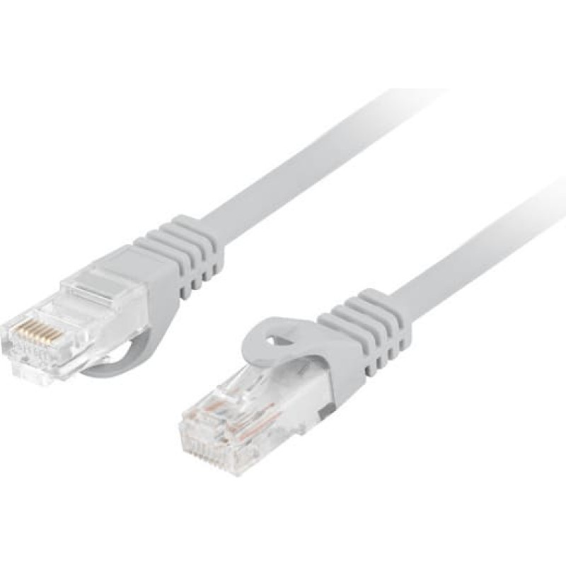 Lanberg Patchcord Cat.6 UTP LSZH CU Fluke Passed, Grey | PCU6-10CU-0500-S | 5 m