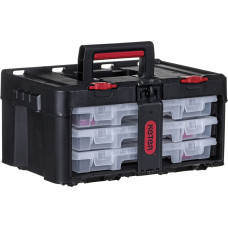 Keter Toolbox KETER Stack'N'Roll (17210831/253380) with 3 organizers Black