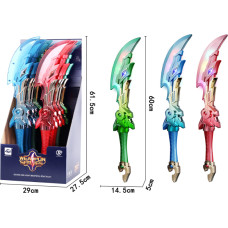 Sea&Sun - Machete w. Light & Sound 8pcs display (6614A)