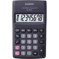 Casio HL-815L-BK BOX pocket calculator, 8-digit, 69.5x118mm, black