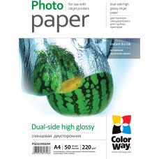 Colorway 220 g/m² | A4 | High Glossy dual-side Photo Paper