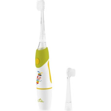 ETA Toothbrush | Sonetic ETA071090040 | Battery operated | For kids | Number of brush heads included 2 | Number of teeth brushing modes 1 | Green/White