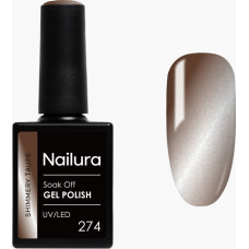 Nailura - Gel Polish 274 - Shimmery Taupe - 10 ml