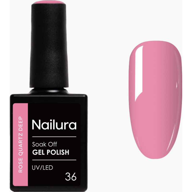 Nailura - Gel Polish 36 - Rose Quartz Deep - 10 ml