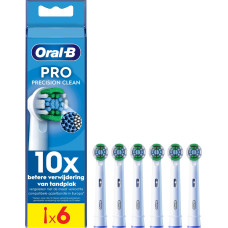 Oral B - Pro Precision Clean Toothbrush Heads - 6 Counts - White