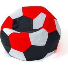 Go Gift Sako bag pouffe ball white-black-red XL 120 cm