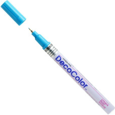 Markeris įvairių paviršių dekoravimui Marvy Decocolor Extra Fine #140 Light Blue, 1 vnt.