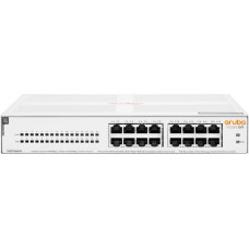 High Peak HPE Aruba Networking Aruba Instant On 1430 16G Class4 PoE 124W Unmanaged L2 Gigabit Ethernet (10/100/1000) Power over Ethernet (PoE) 1U White