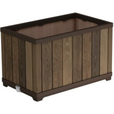 Keter 261034 garden planter walnut