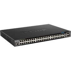D-Link DGS-1520-52MP Managed L3 Gigabit Ethernet (10/100/1000) Power over Ethernet (PoE) 1U Black