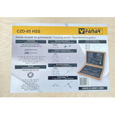 No Name M3-M24 HSS CZD-85 THREADING TOOL SET