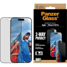 Panzerglass Screen protector | Apple | iPhone 17/iPhone 16 Pro | Tempered Glass | Transparent | Ultra-Wide Fit w. EasyAligner