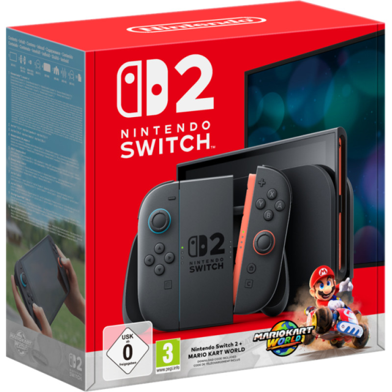 Nintendo Switch 2 + Mario Kart World bundle (Download code)