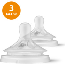 Philips Avent - Niplle, Natural Response Nipple 2 pieces medium Flow Nipple