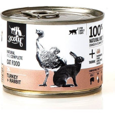 3Coty 26. Turkey and rabbit - wet cat food - 180g