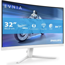 Philips Monitor 31.5 inches 32M2C5501 Curved VA 180Hz HDMIx2 DP HAS Ambiglow