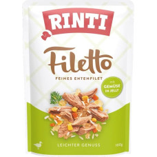 Rinti Filetto Duck fillet with vegetables - wet dog food - 100g