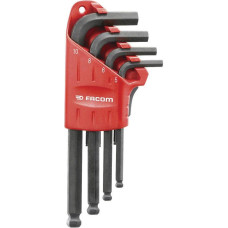 Facom 83SH.JP9A - Set of hex keys with spherical head, 1.5 - 10 mm
