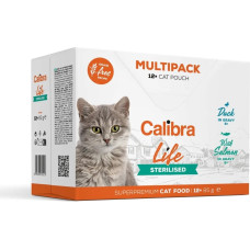 Calibra Cat Life Sterilised - wet cat food - 12x85g