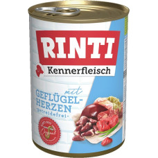 Rinti Kennerfleisch Poultry hearts - wet dog food - 400g
