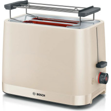 Bosch Compact Toaster | TAT3M127 MyMoment | Number of slots 2 | Housing material Plastic | Beige