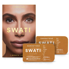 Swati - Coloured Contact Lenses 1 Month - Sandstone